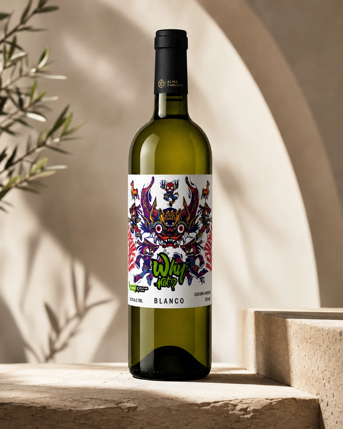 Botella WHY NOT? Blanco